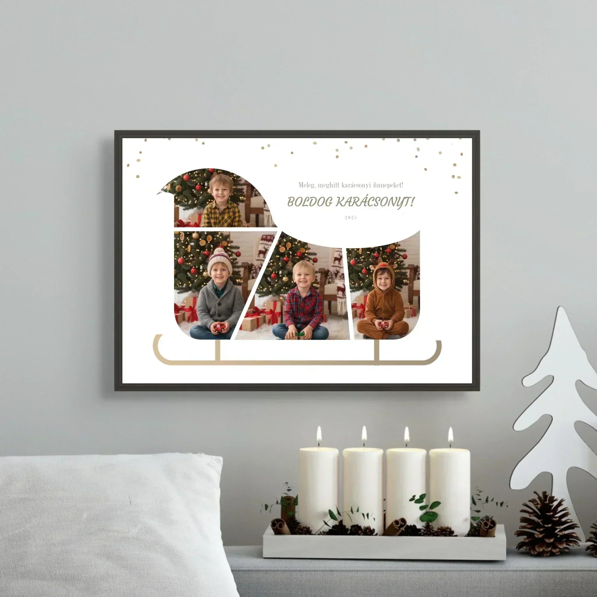 A legszemélyesebb karácsonyi ajándék: A családi fotókollázs titka