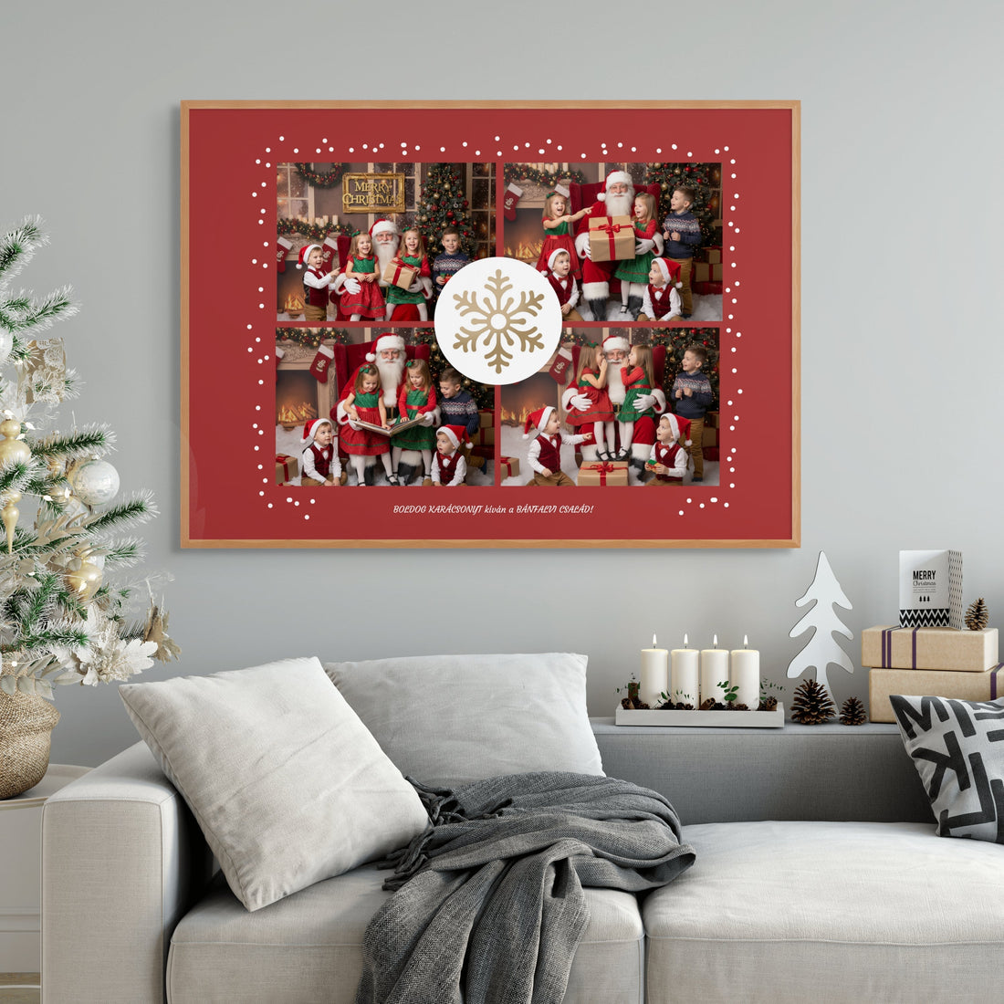 Mikulásos és óvodás képek egy szuper kollázson