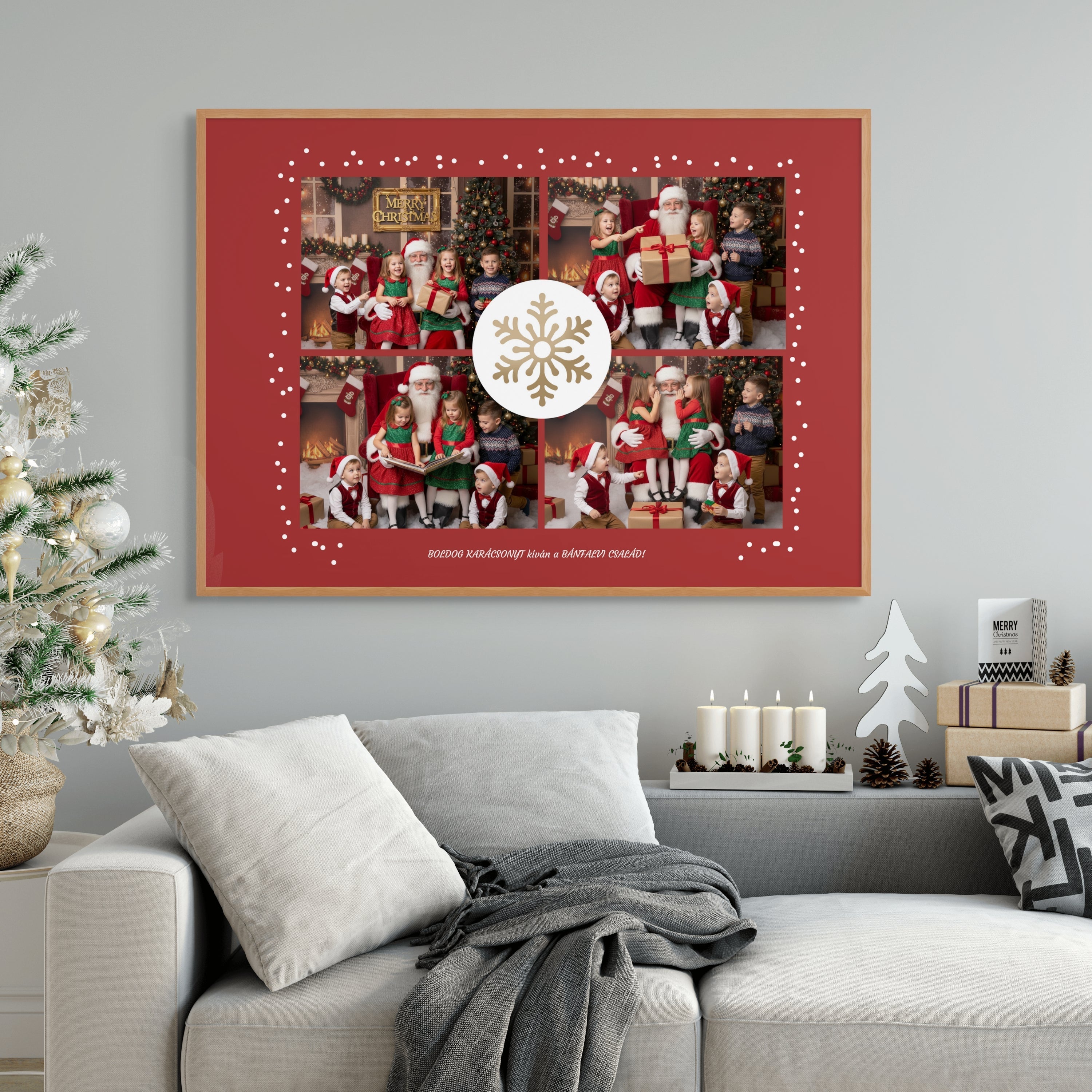 Mikulásos és óvodás képek egy szuper kollázson