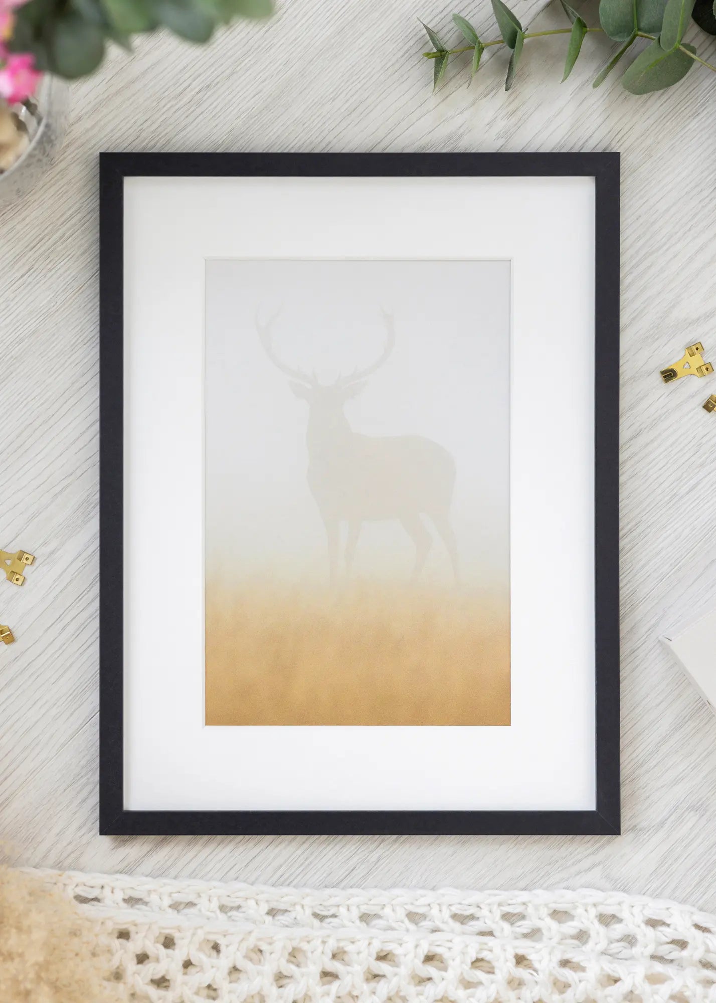 Pulse képkeret - Fekete színben