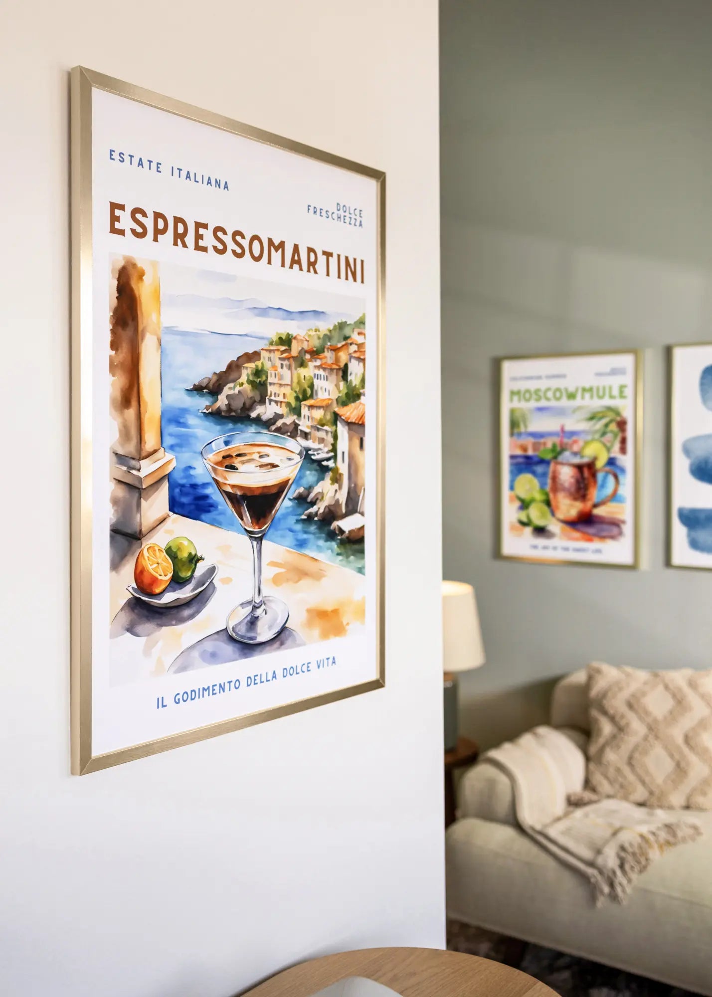 Pulse képkeret - Arany színben