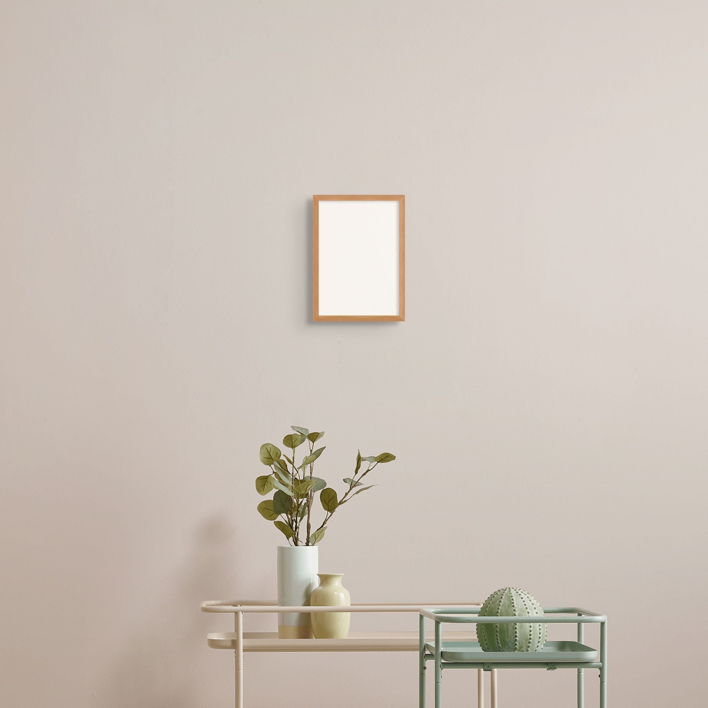 Linea képkeret - Tíkfa színben