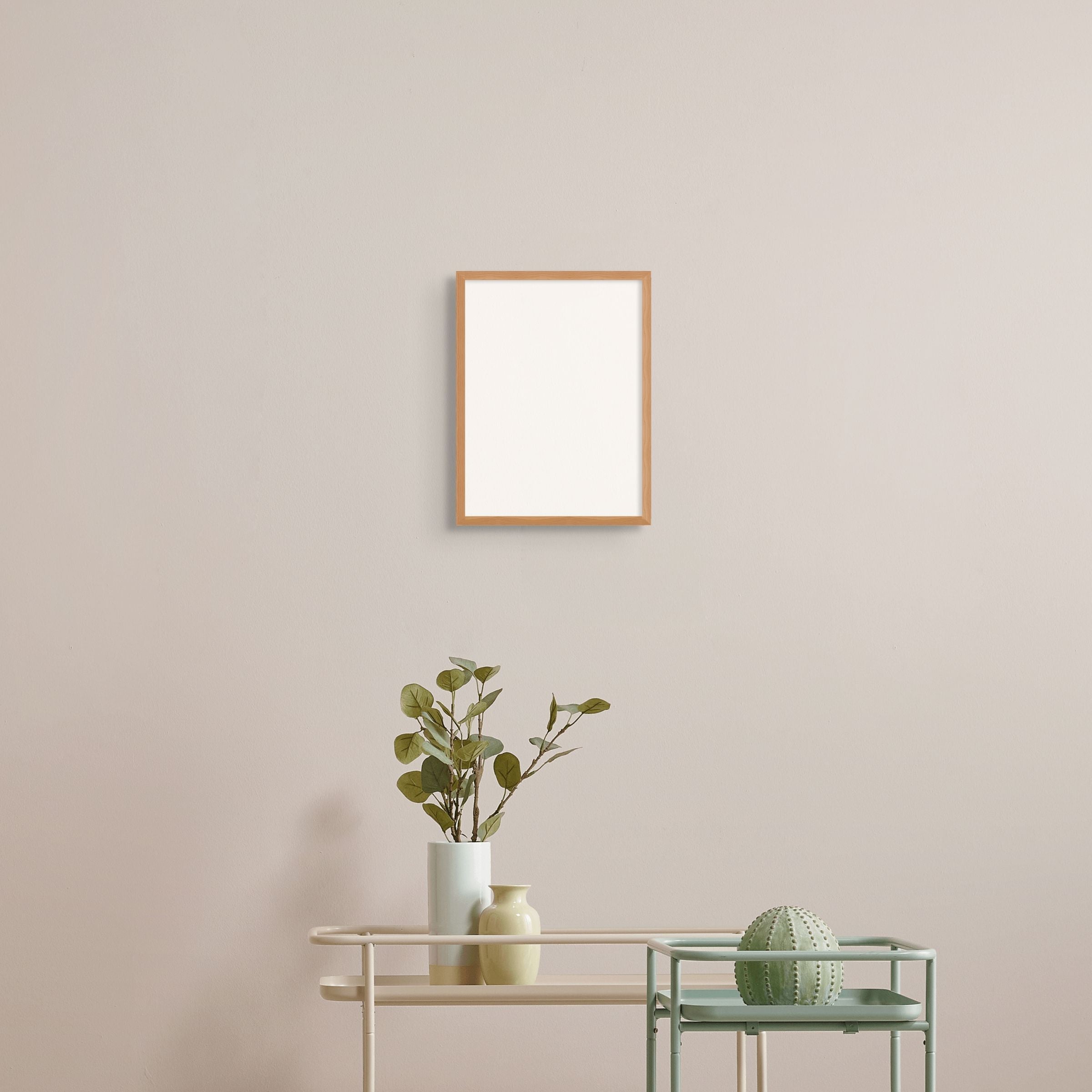 Linea képkeret - Tíkfa színben