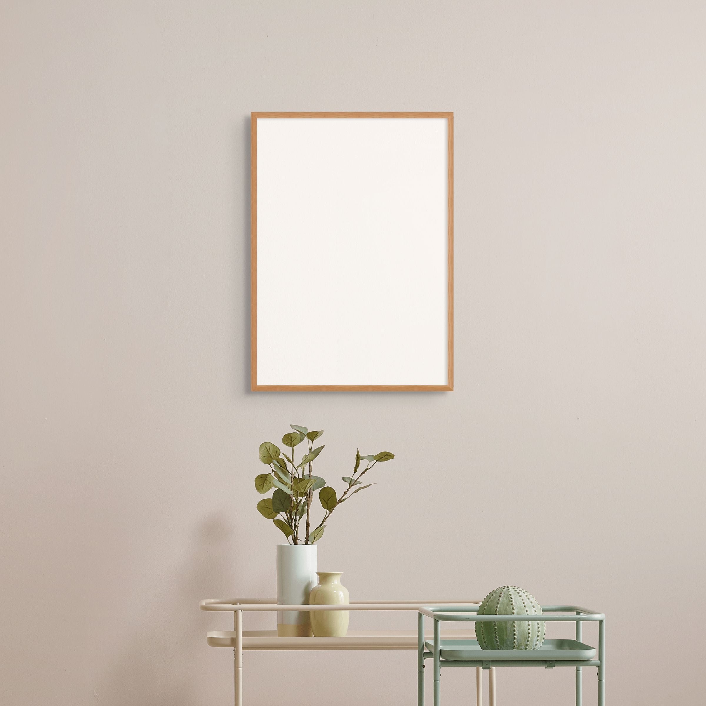 Linea képkeret - Tíkfa színben