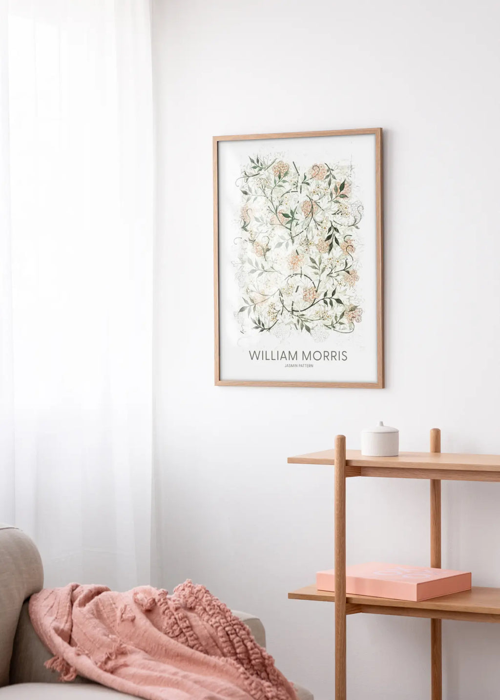 Linea képkeret - Tíkfa színben