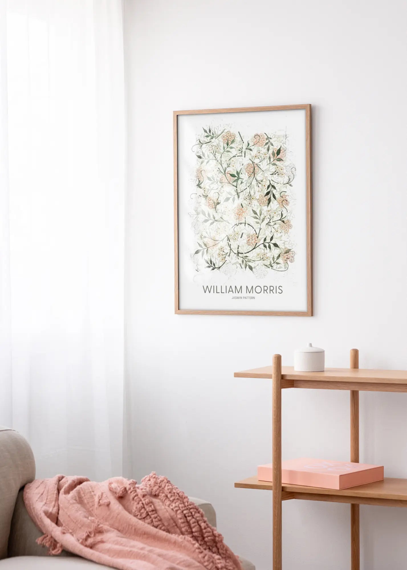 Linea képkeret - Tíkfa színben