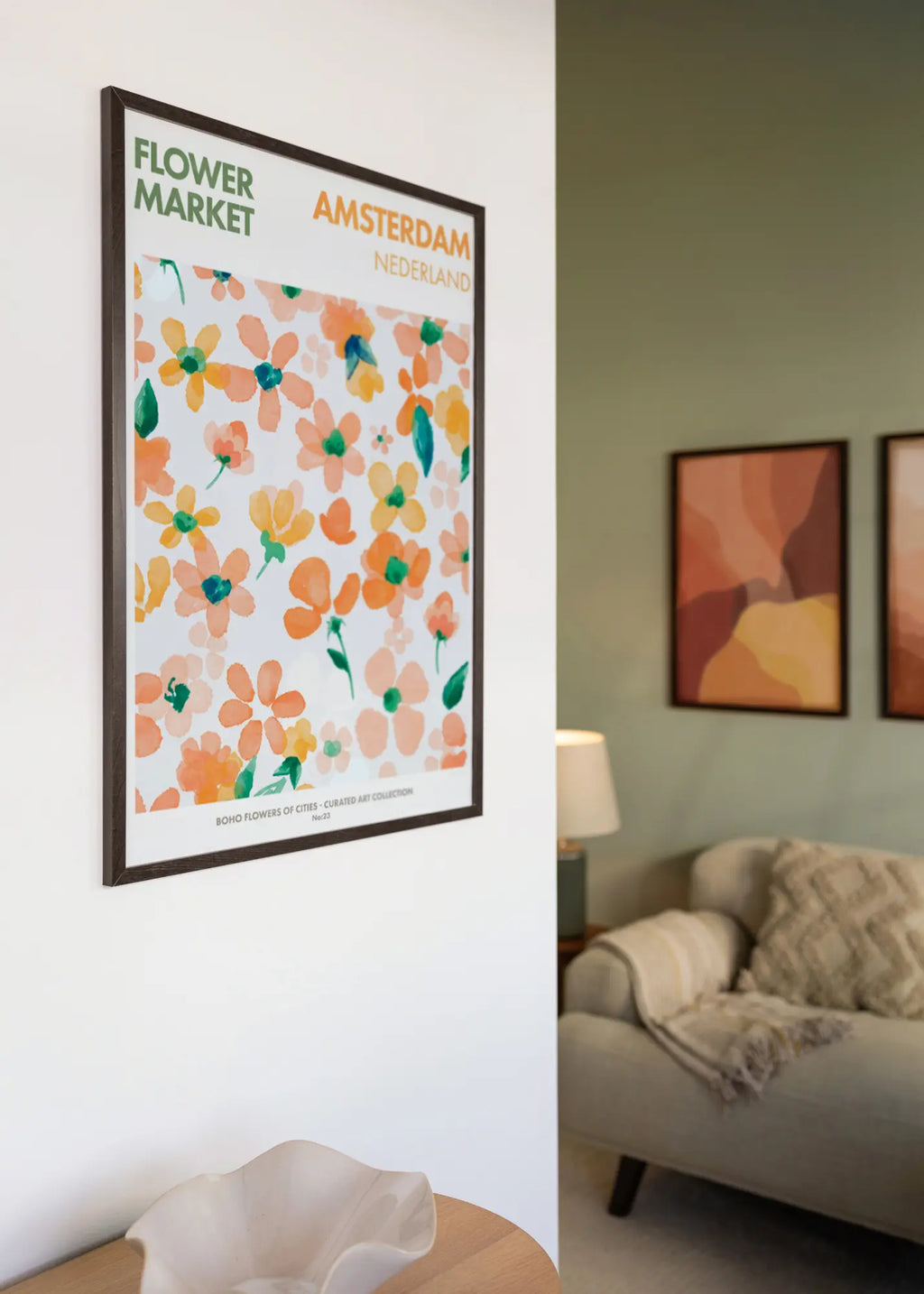 Pulse képkeret - Dió színben