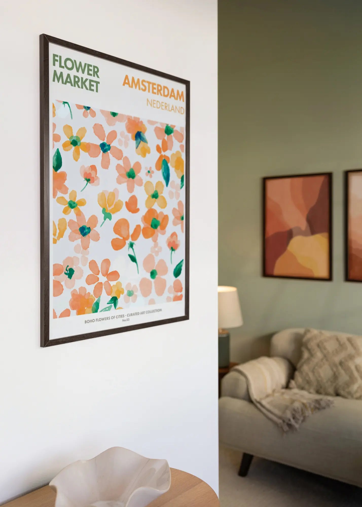 Pulse képkeret - Dió színben